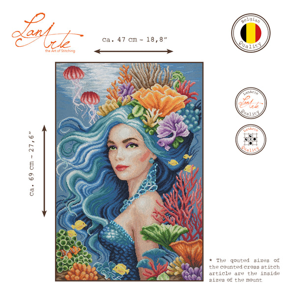 Beauty of the Sea Cross Stitch Kit by Vervaco