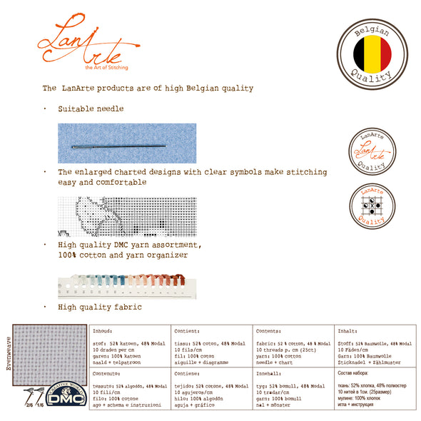 Beauty of the Sea Cross Stitch Kit by Vervaco