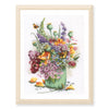 Flower Power Bouquet Cross Stitch Kit by Lanarte