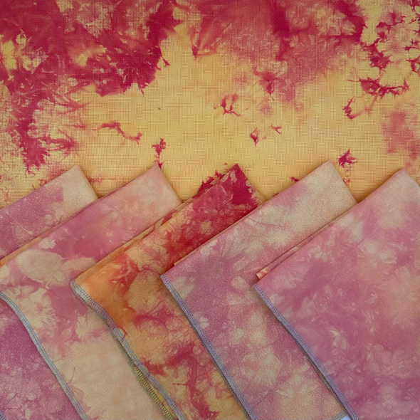 Phoenix Hand Dyed Cross Stitch Fabric by VolcanoStitching