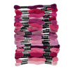 Shades of Pink Embroidery Thread Set by VolcanoStitching