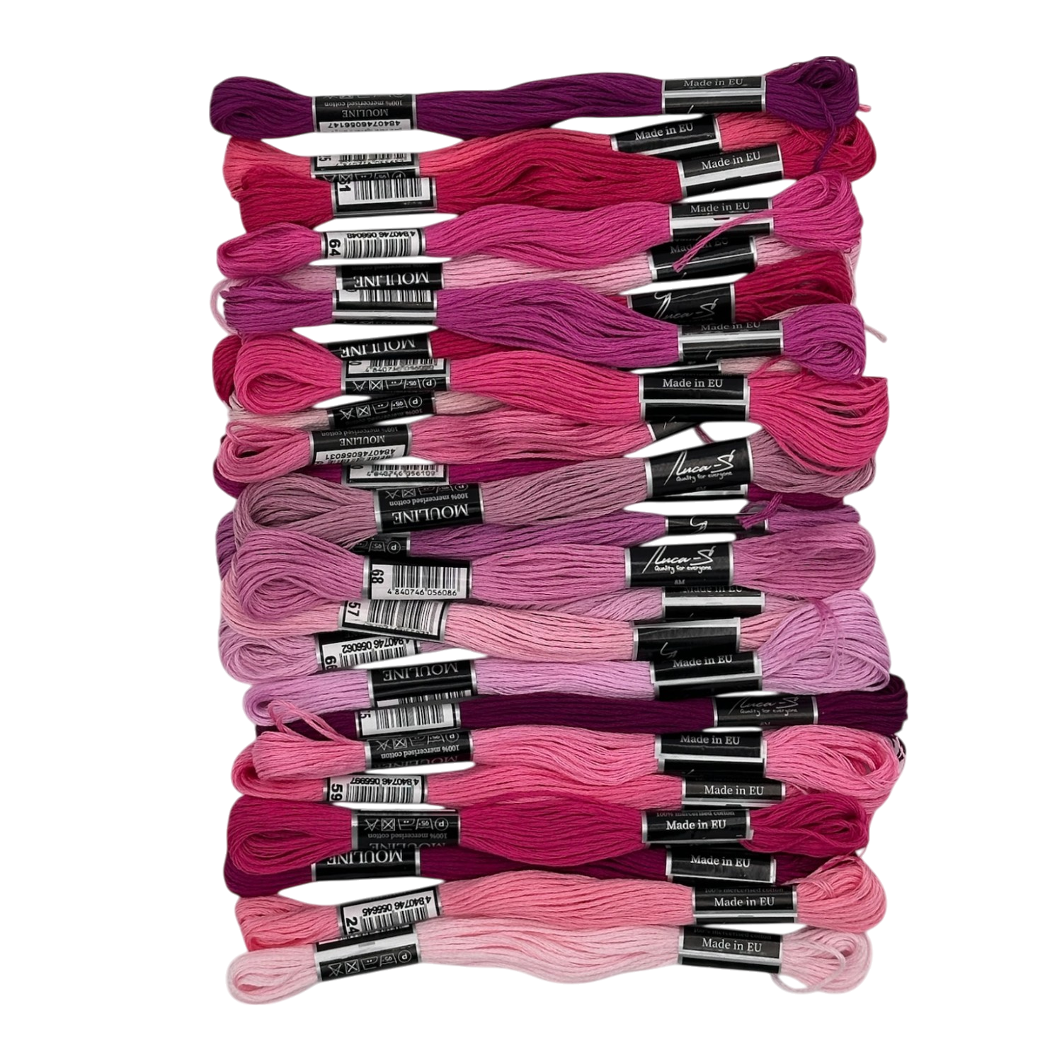 Shades of Pink Embroidery Thread Set – VolcanoStitching
