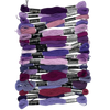 Shades of Purple Embroidery Thread Set by VolcanoStitching