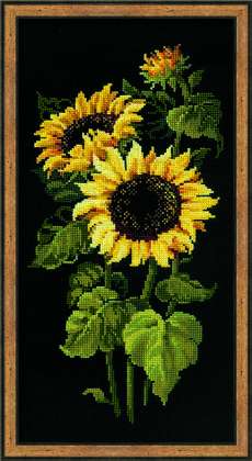 Cross stitch kit “Sunflower”, Riolis