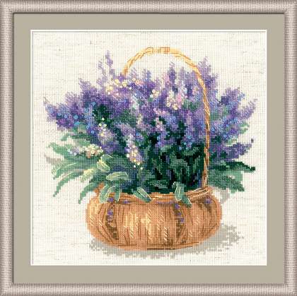Cross stitch kit “French Lavender”, Riolis