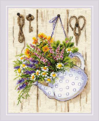 Cross stitch kit “Summer Tea”, Riolis