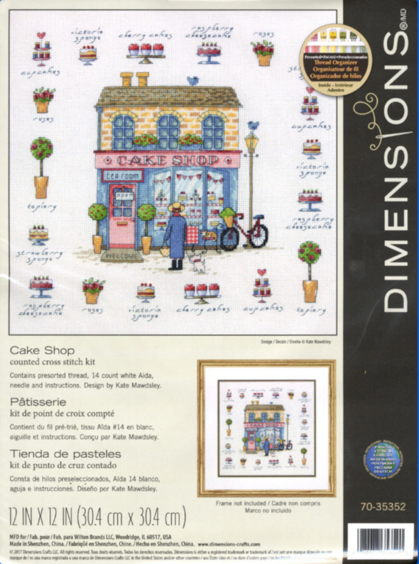 Cake Shop Cross Stitch Kit by Dimensions