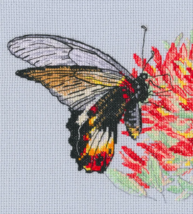 Nectar for Butterfly Cross Stitch Kit by RTO