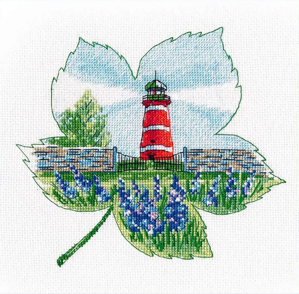 The Lighthouse of Narsholmen Cross Stitch Kit by Oven