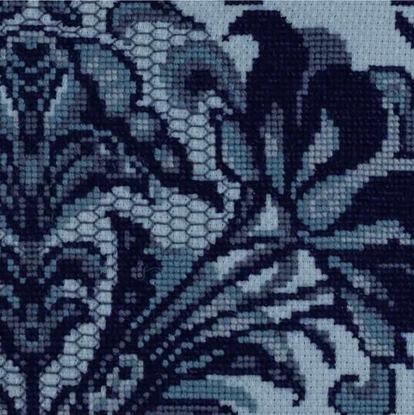 Cushion/Panel Spanish Lace Cross Stitch Kit by Riolis