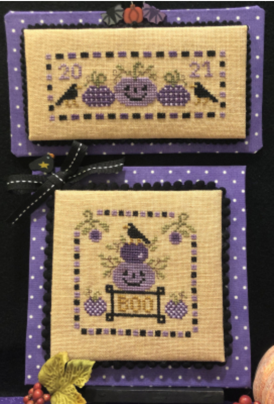Purple Pumpkin Patch (2 designs) by Scissor Tail Designs