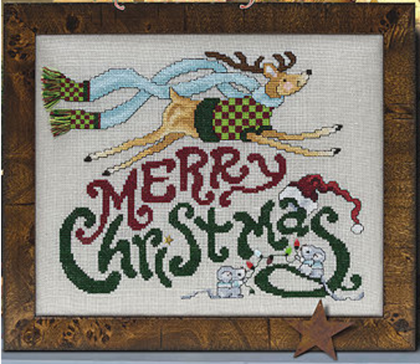 Merry Christmas Reindeer and Mice - Leaflet by Stoney Creek