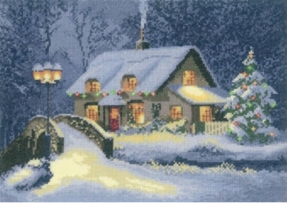 Christmas Cottage by Heritage Crafts