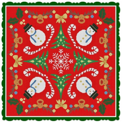 Riunione di Natale (Christmas Meeting) by Alessandra Adelaide Needleworks