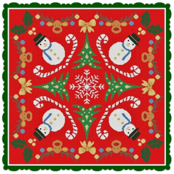 Riunione di Natale (Christmas Meeting) by Alessandra Adelaide Needleworks