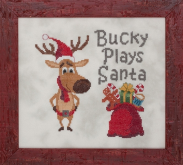 Bucky Plays Santa by Glendon Place